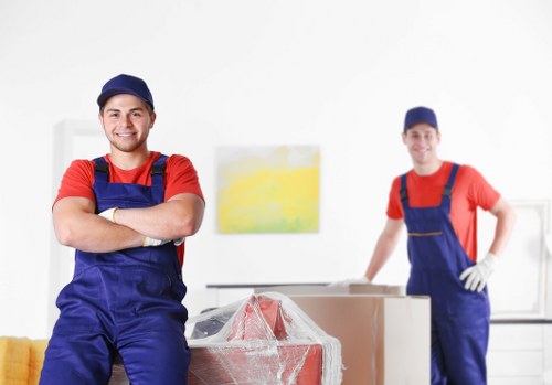 Organised packing supplies for apartment relocation