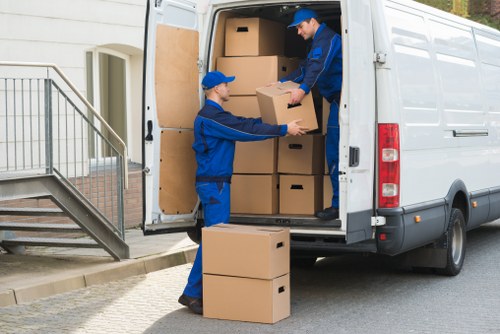 Customer booking and storage agreement documents at a self-storage facility