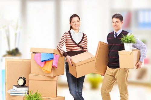 Packing and organizing items for local removals in Strawberryhill