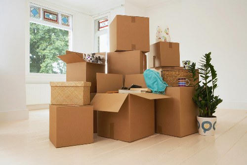 Organized household storage solution with boxes and furniture in Strawberryhill