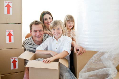Furniture dismantling and transport during an office relocation