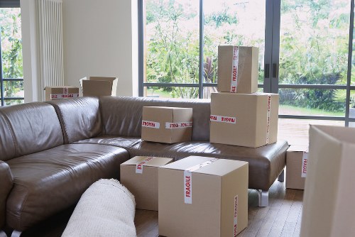 Local Strawberryhill moving service transporting boxes and household items