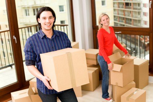 Professional house removals service handling furniture in Strawberryhill
